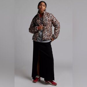 NEW Wednesday's Girl Leopard Print Puffer Coat from Urban Outfitters